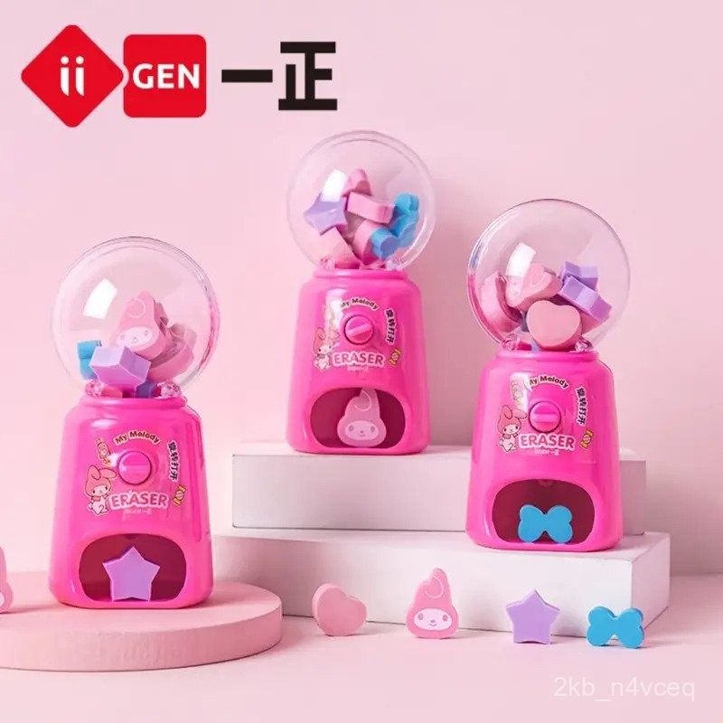 

Iigen Hello Kitty Melody Twist Eraser Mini Fun Eraser Creative Student Prizes Stationery Capsule Toy School Supplies 1pcs YIY8