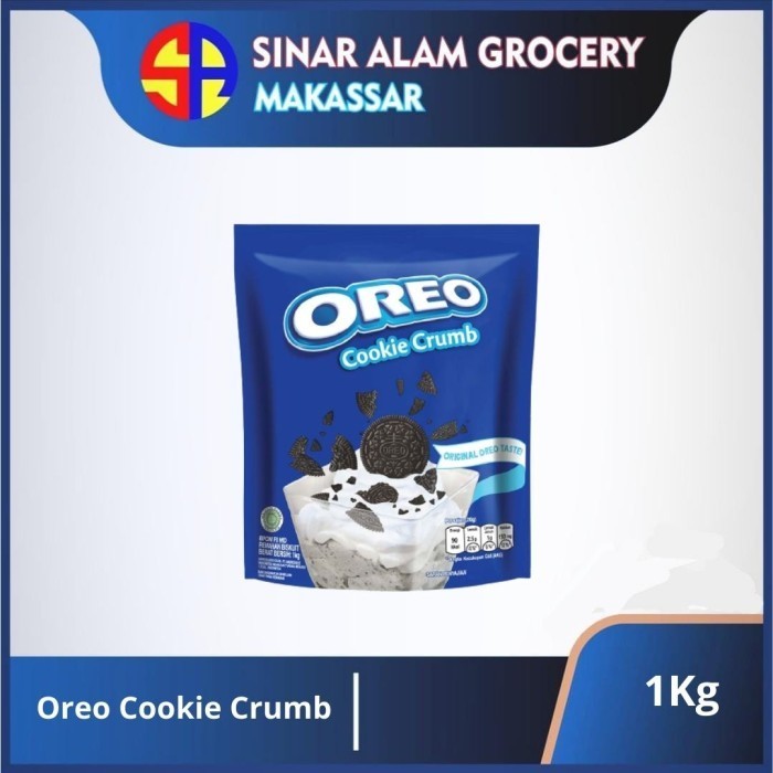 

STOK TERBATAS Oreo Cookie Crumb 1Kg