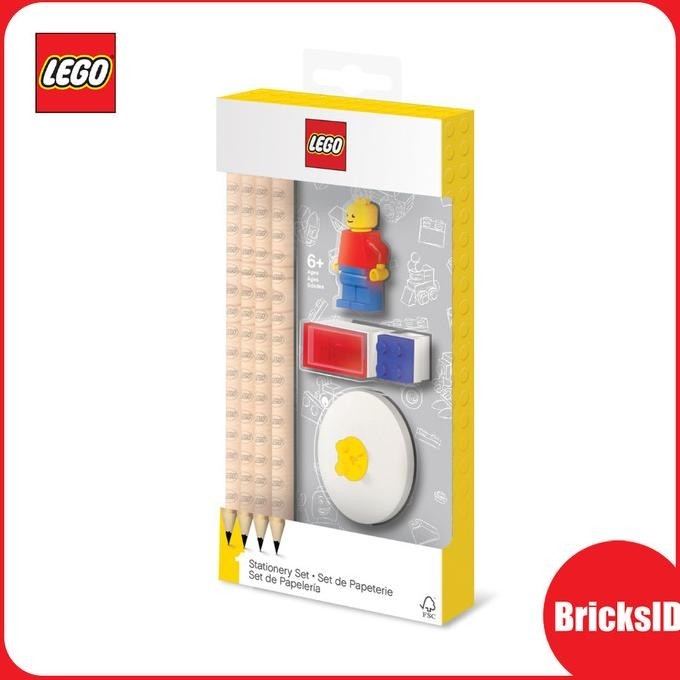 

LEGO 52053 Stationery set 4pencils, 1topper, 1 sharp, & 1 eraser