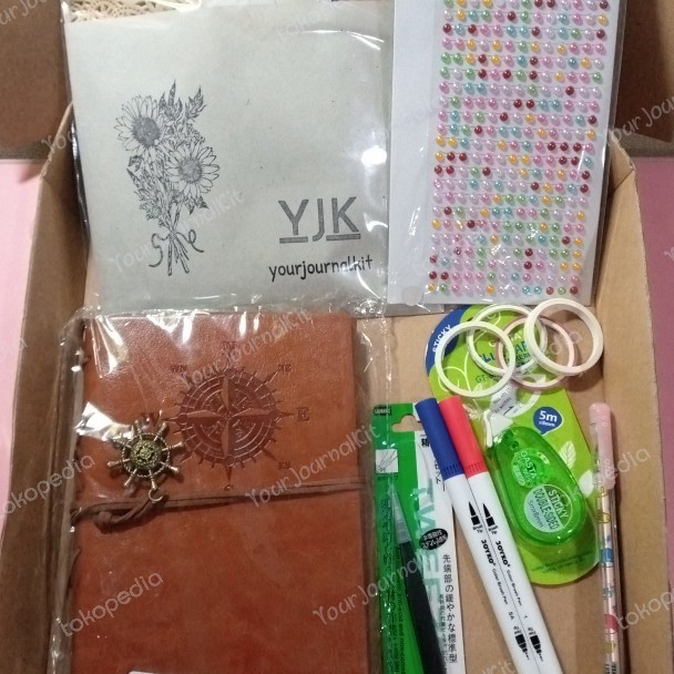 

Ready Yjk Exclusive!!!! Crown B Journal Kit 150++Pc -Scrapbook Vintage