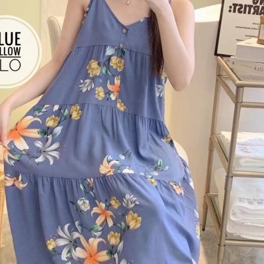 Baju Tidur Wanita / Daster Wanita Katun Adem / Piyama Dress / Daster