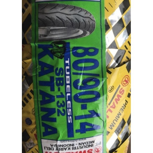 BAN KATANA SB-132 80/90 RING 14 TUBELESS