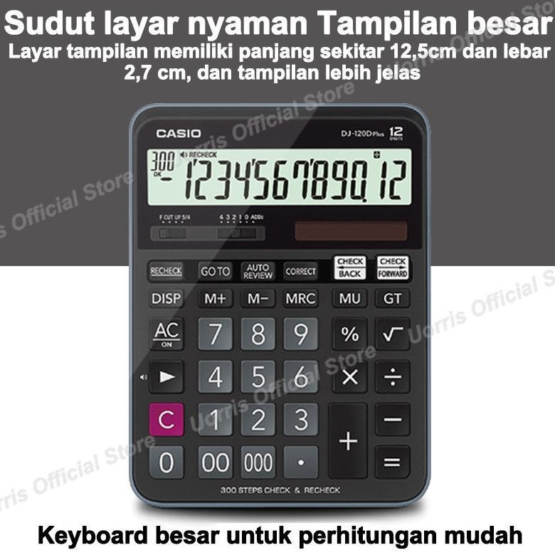 

Viral Kalkulator Casio MJ 120D PLUS CHECK CORRECT Kalkulator Meja Check Correct 100% asli Premium