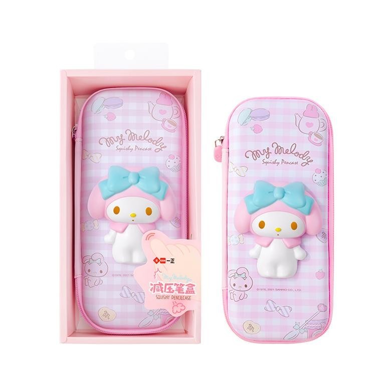 

sd-67 3gaya Sanrio Lucu Mymelody Kuromi Cinnamoroll Alat Tulis Pensil Kasus Jari Tekan Pops Menghilangkan Stress Mahasiswa Pena Tas Original