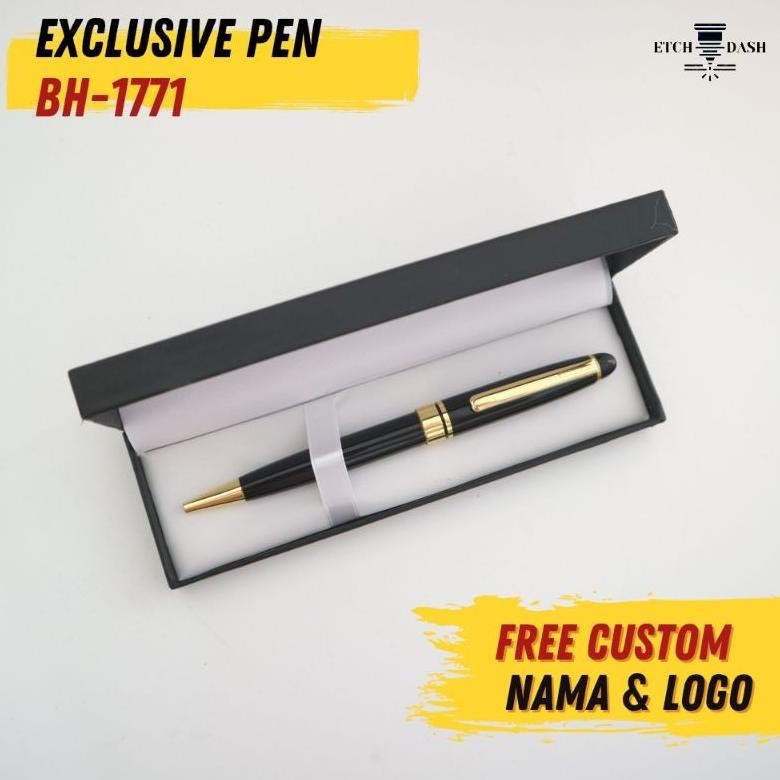 

u-45 Pulpen Promosi Mewah Free Cetak Nama Dan Logo - Exclusive Pen BH-1771 Premium