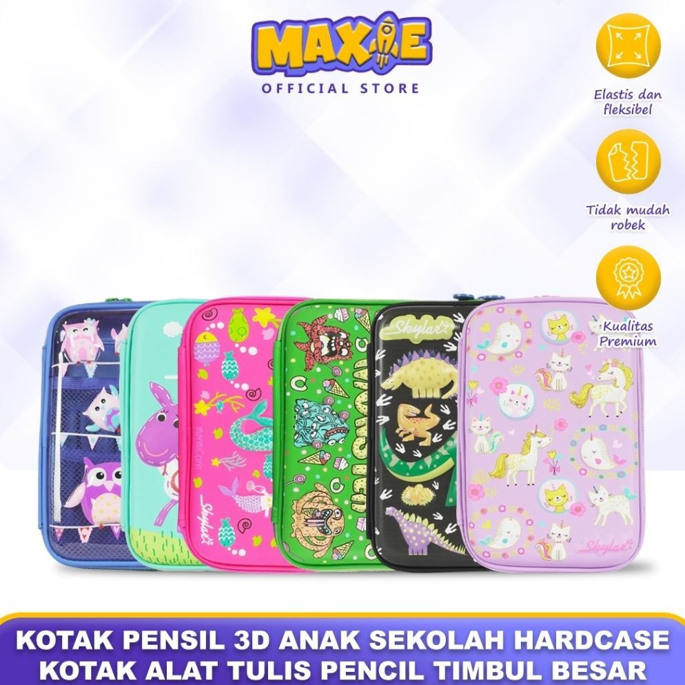 

ad-77 Kotak Pensil 3D Anak Sekolah Hardcase Kotak Alat Tulis Pencil Timbul Besar Termurah