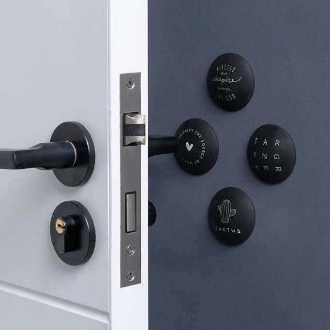 Bumper Karet Bantalan Ganjalan Ganjal Pengganjal Penahan Pelindung Handle Gagang Pintu Rumah