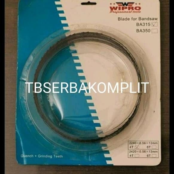 Mata Gergaji Bandsaw Blade 12 inch 4T Wipro JDD315 Mata Gergaji Pita