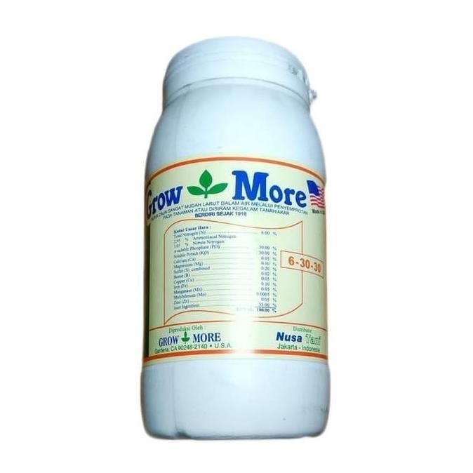 pupuk nkp bunga dan buah growmore 6-30-40 454gr - botol