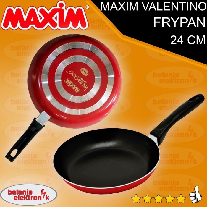 Maxim Valentino Fry Pan Wajan Teflon 24 Cm
