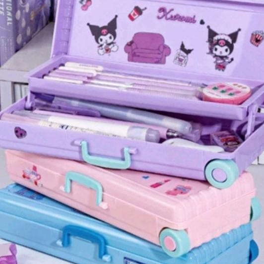 

Kotak Sil El Troli Motif Kuro Melody 2 Tingkat / Tempat Sil