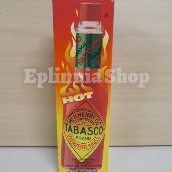 Tabasco Tobasco Brand Habanero Sauce Hot 60 Ml Saus Pedas Habanero
