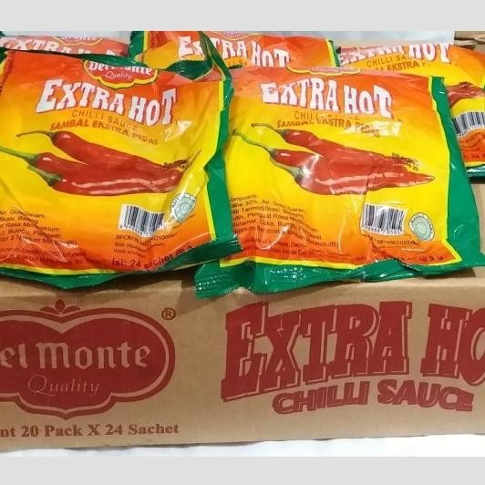 

Saos Extra Hot Delmonte Saset Dus An 20 X 24Pcs