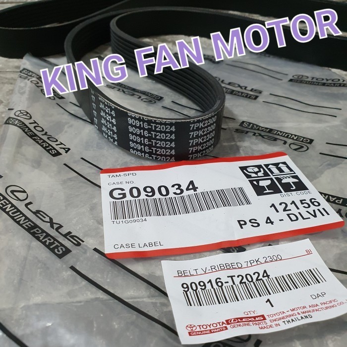 FAN BELT INNOVA HILUX BENSIN ORIGINAL