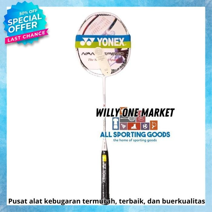 RAKET BADMINTON BULUTANGKIS VOLTRIC ZZ FORCE II PUTIH FREE TAS MERAH SENAR DISKON BY WILLY ONE MARKE