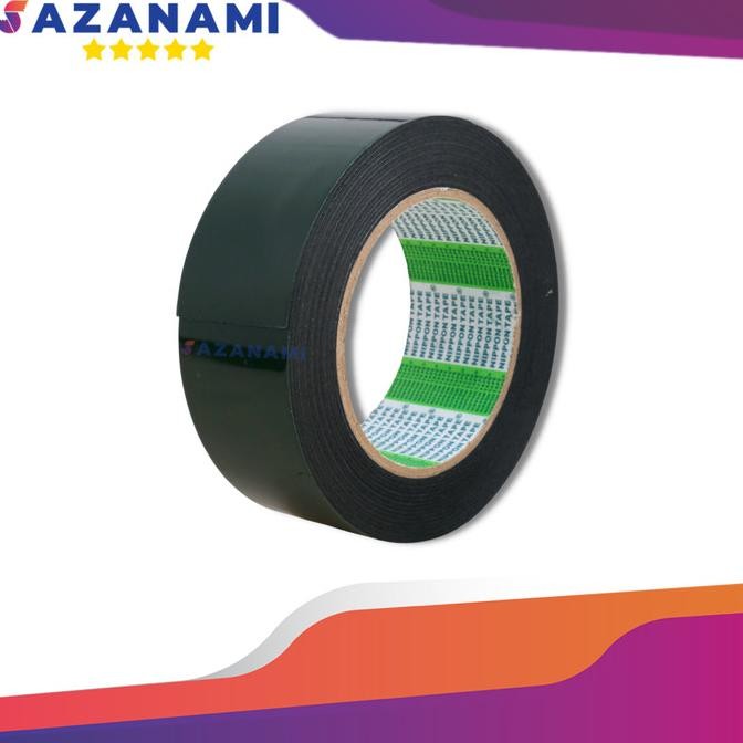 

Nippon Double Tape Foam 2" 44mm x 5m Double tape hijau busa 3M hitam saz4 Kualitas Baik