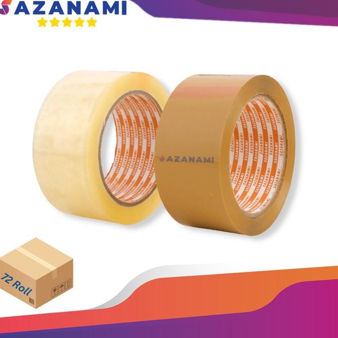 

Diskon 1 Box Lakban Opp bening 2 Inch x100y sazanami Tape isolasi (gojek) - Cokelat Muda saz4 Segera Dapatkan