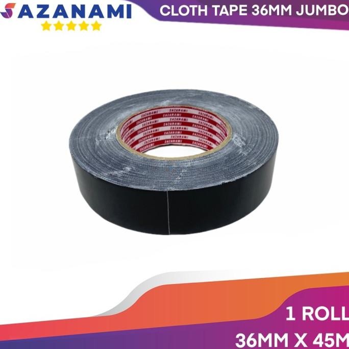 

Diskon lakban kain Hitam 36mm x 45 Meter sazanami cloth tape saz4 Segera Beli