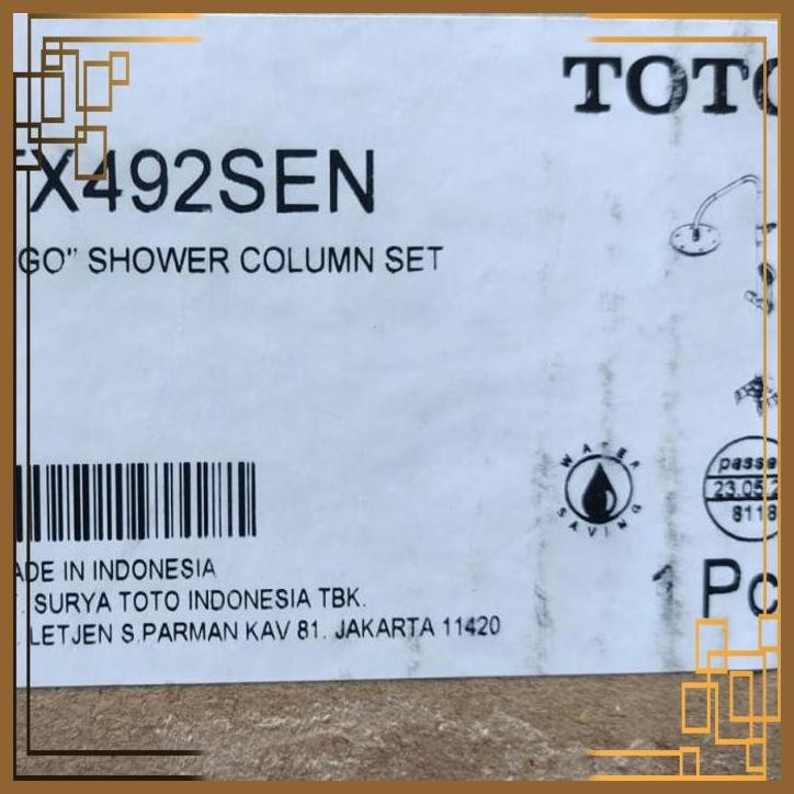 [UBK] SHOWER TIANG TOTO TX492SEN | TX 492SEN| TX492 SEN | TX 492 ORIGINAL TOTO 100%