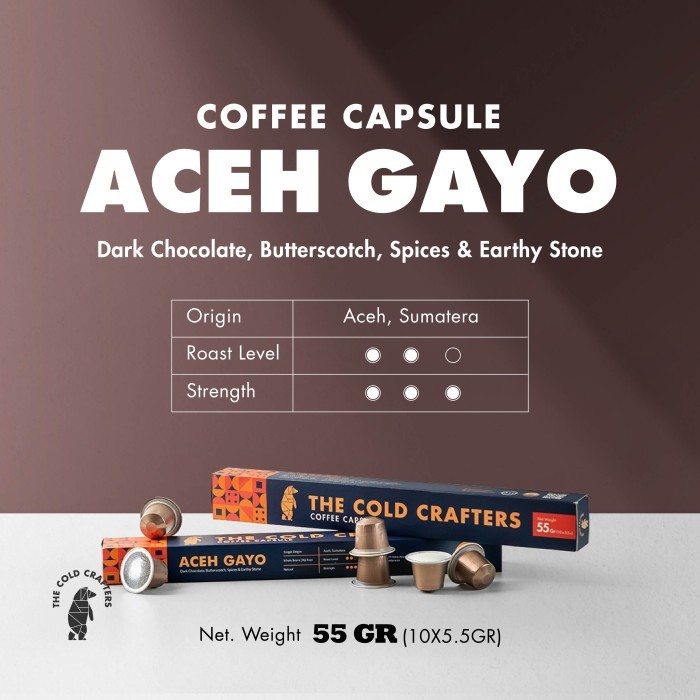 

Coffee Capsule / Kapsul Kopi - Aceh Gayo Nespresso Machine Compatible