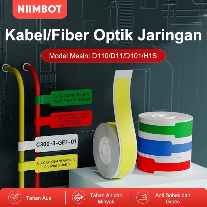 

Sale Kertas Label Termal Kabel Data Anti Air Anti Minyak Anti Robek Untuk Niimbot D11/D110/D101/H1S