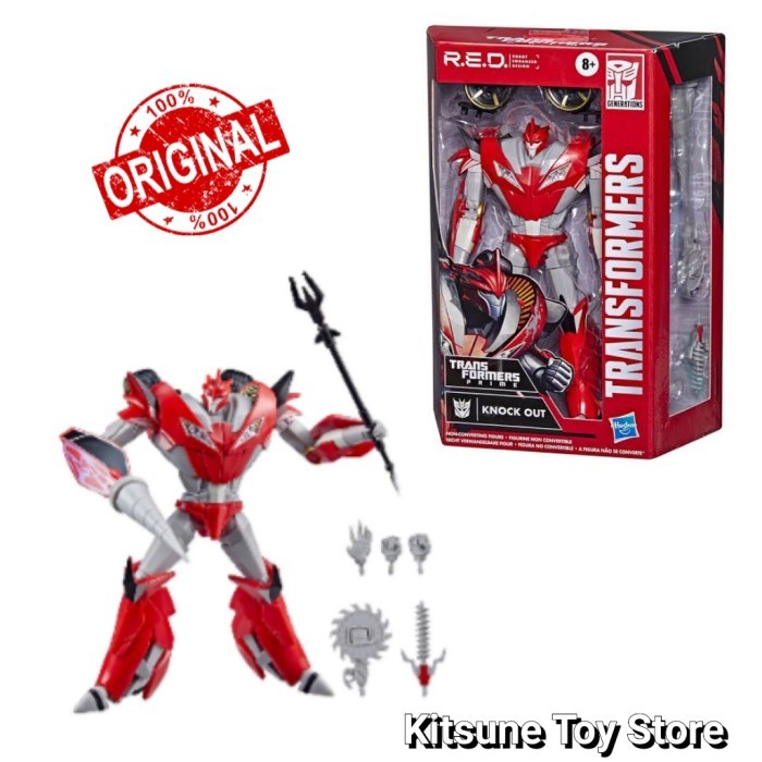 Transformers R.E.D. Knock Out RED Original Hasbro