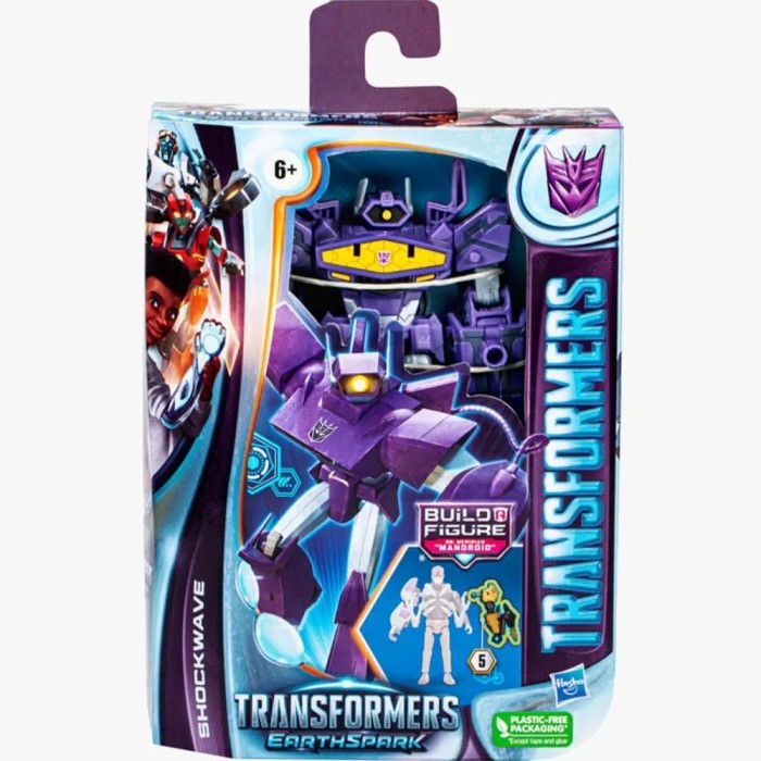Transformers EarthSpark Deluxe Shockwave BAF Dr. Meridian Mandroid