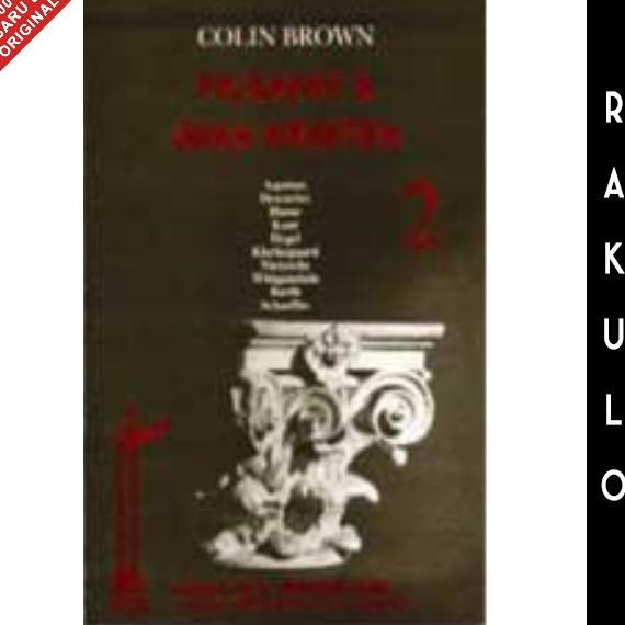 

Buku Filsafat dan Iman Kristen 2 - Colin Brown