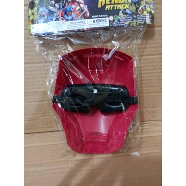WDF Topeng Iron Man with led TERLARIS