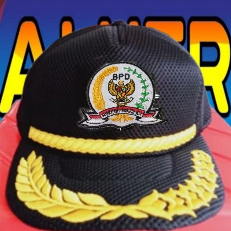 WDF topi BPD Lis padi kapas topi jaring BPD topi badan PERMUSYAWARATAN DESA topi jaring badan PERMUS