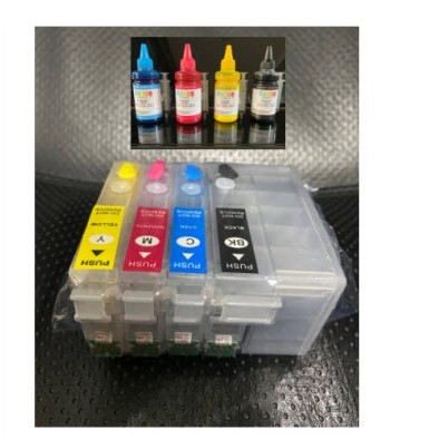 Wade Epson Refill Catridges Wf-7711 Wf 7611 Wf7111 Tinta Pigment Art Paper