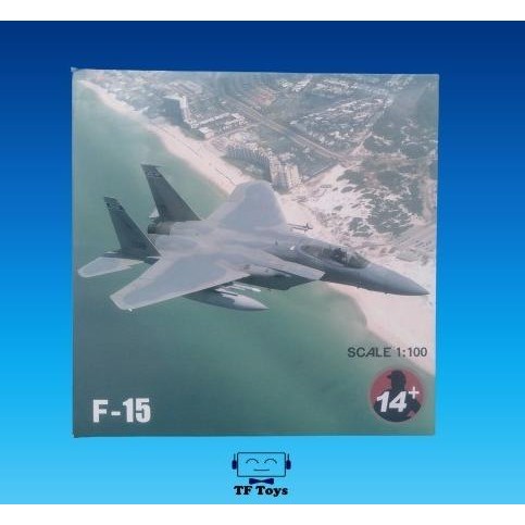 Miniatur Diecast Not Mokit Pesawat F15 F-15 Eagle 1:100 1/100