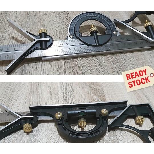 

Ggaris Multifungsi 3 In 1 Siku Sudut 30Cm