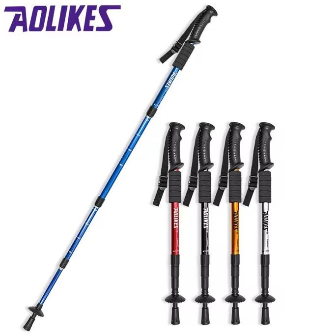

Tongkat Hiking Mendaki Gunung Anti Shock Trekking Pole Alloy 6061 Original Trekking Pole Geotrail Aluminium Alloy Nature Hike Aolikes Telescopi Aolikes Mountaineering Cane Made Of Aluminum Alloy With Straight Handle Ultra Light And Extendable Outdoor Tour