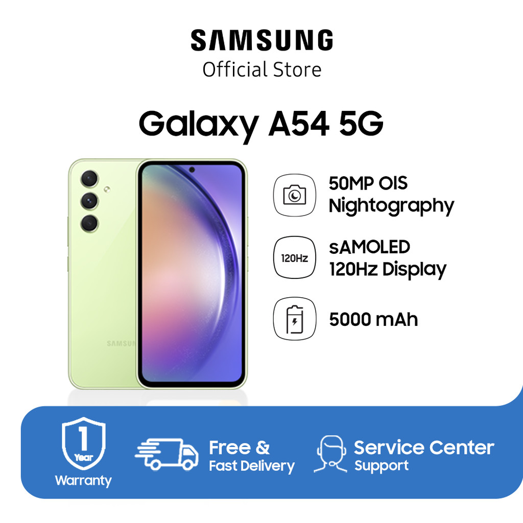 Samsung Galaxy A54 5G 8/256GB - Awesome Lime