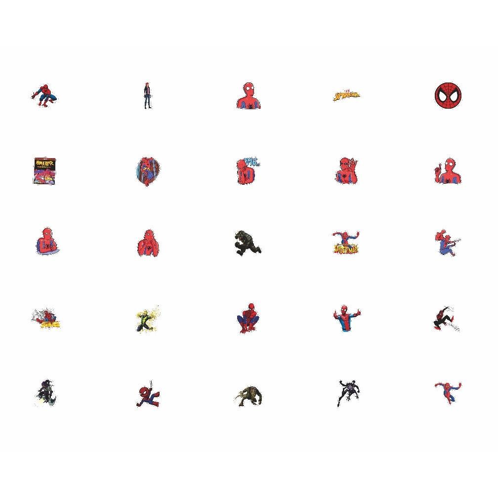

dg-78 50 Pcs Stiker Motif Kartun Spiderman Animated Series Anti Air Untuk Dekorasi Notebook Sepeda Skateboard Handphone DIY Murah