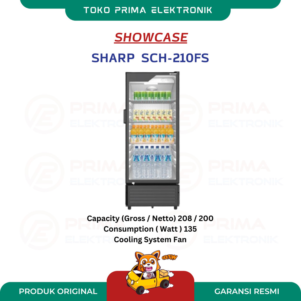 SHARP SHOWCASE SCH-210FS 200 LITER
