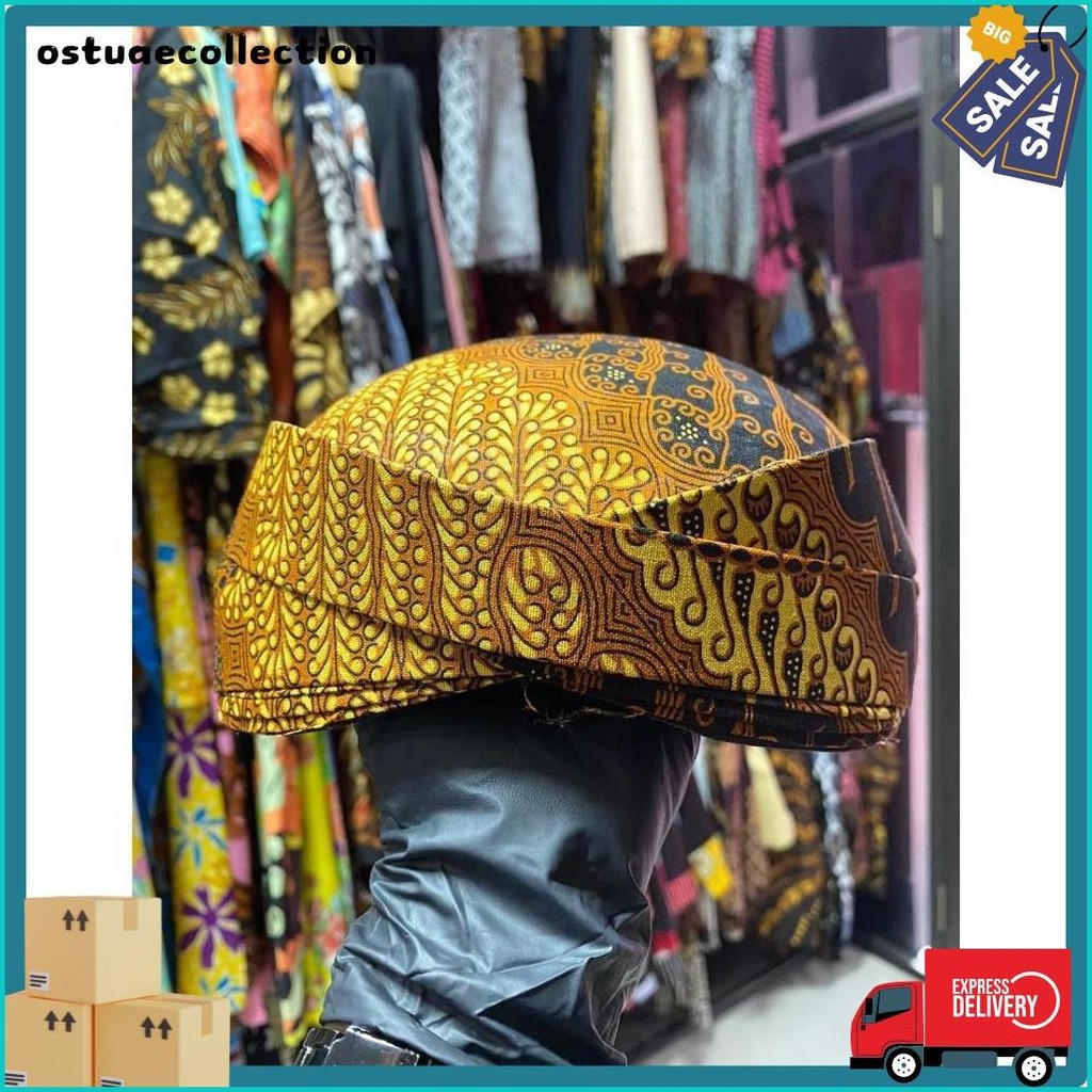 

[Wajib Co Packing Kardus] Baca Deskripsi!!! Batiksoloterlaris Blangkon Solo Murah Motif Batik Sogan Parang Truntum Segara Jagad Dewasa (Lagi Diskon)