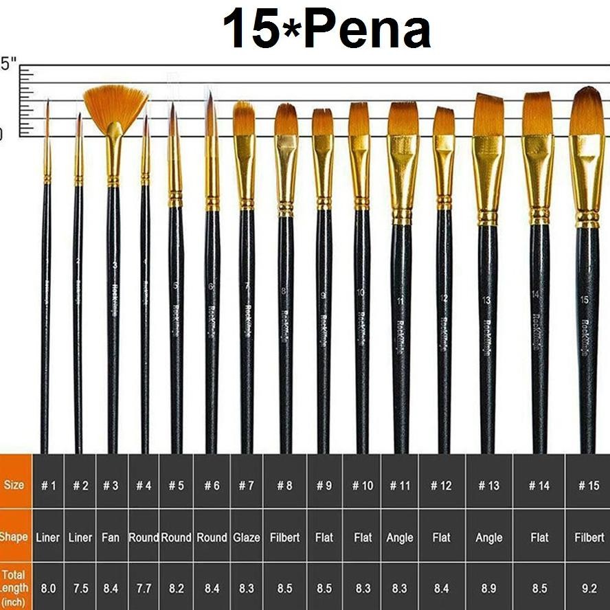 

Eh76 Art Brush Set Kuas Lukis BRS-12 SET Kuas Alat Lukis Set Lengkap Mixing Knife Murah Berkualitas Terlaris