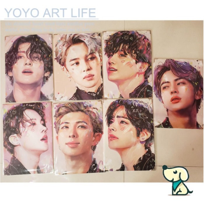 Azalia Kit Lukis Dengan Angka: Bts Paint Inc.Id Alat Lukis Lukis Oleh