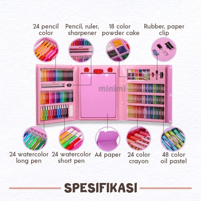 

Azalia Alat Gambar Lukis Menggambar Mewarnai Melukis Anak Draw Painting Set