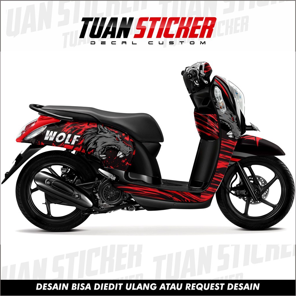 Sticker Striping Decal Scoopy FI, decal scoopy FI , cetak striping decal scoopy FI Stiker Scoopy 20