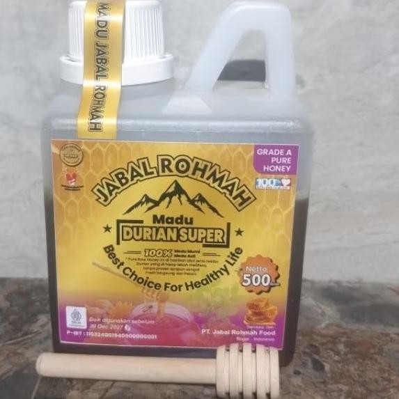 

Madu Murni Asli Durian Super 500gr Grade A 100%Alami Pure Natural Raw Honey