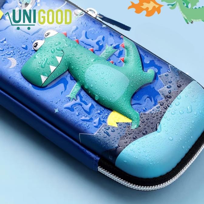 

UNIGOOD - Tempat Kotak Pensil Anak 3D Motif Timbul Hardcase Astronot U - space d LFS