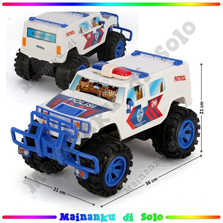 [Mainanku] Mobil Jeep Polisi Hummer F/W 2M Mainan Anak