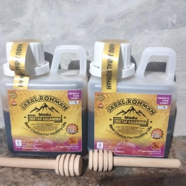 

250 Gram Madu Asli Murni Jabal Rohmah Nektar Kaliandra Grade A 100% Alami Pure Natural Raw Honey