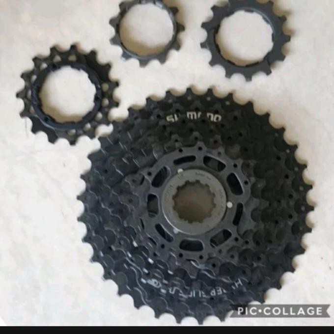 SPROCKET 9 SPEED SHIMANO ALIVIO BLACK