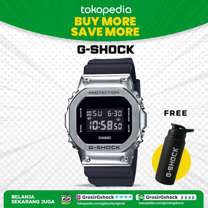 Casio G-Shock Gm-5600-1Dr/Gm-5600-1Dr/Gm-5600 Original