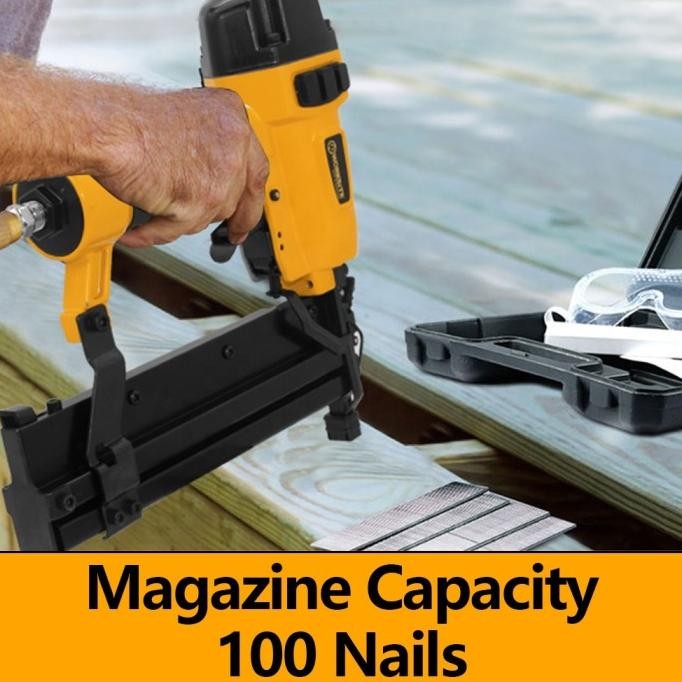 

Ga18 Mesin Paku Tembak Worksite Staples 2 In 1 Nail Gun Brad Nailer
