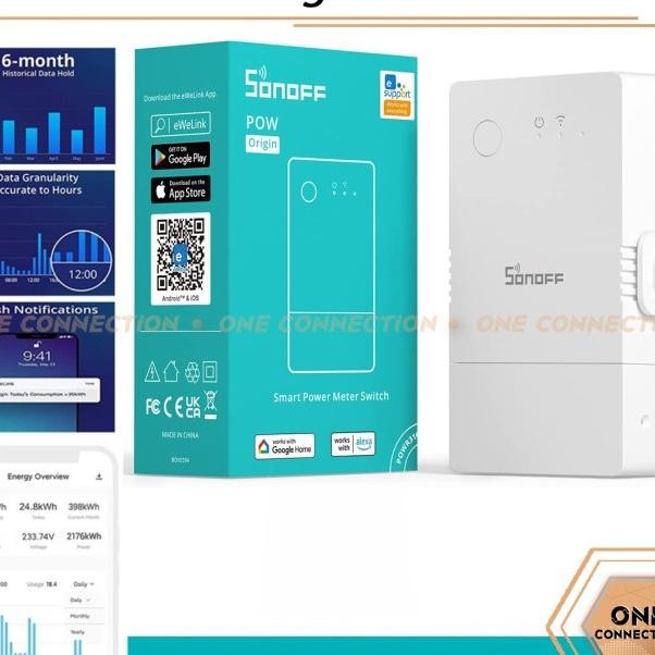 Sonoff Pow R2 - Wifi Power Monitor Wifi Switch Smart Home Watt Meter